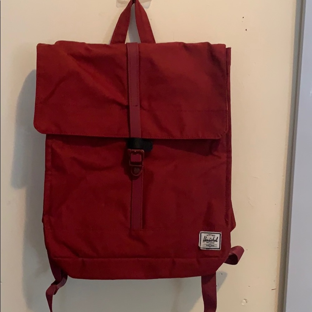 Red backpack